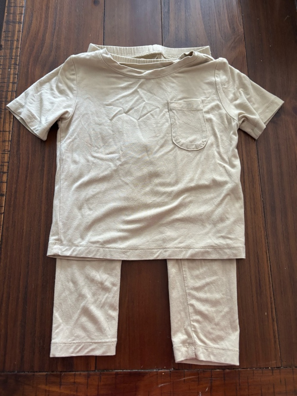 Kyte BABY Wheat Short-Sleeve Pajama Set